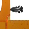 Qicarkey 50pcs Grille Retainer Clip 01553-03831 0155303831 Black Clip Replacement