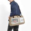 Large-capacity travel bag with dry and wet separation, sports yoga fitness bag, portable crossbody storage bag with independent shoe compartment