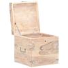 VidaXL Coffre 40x40x40 cm Bois d'acacia solide