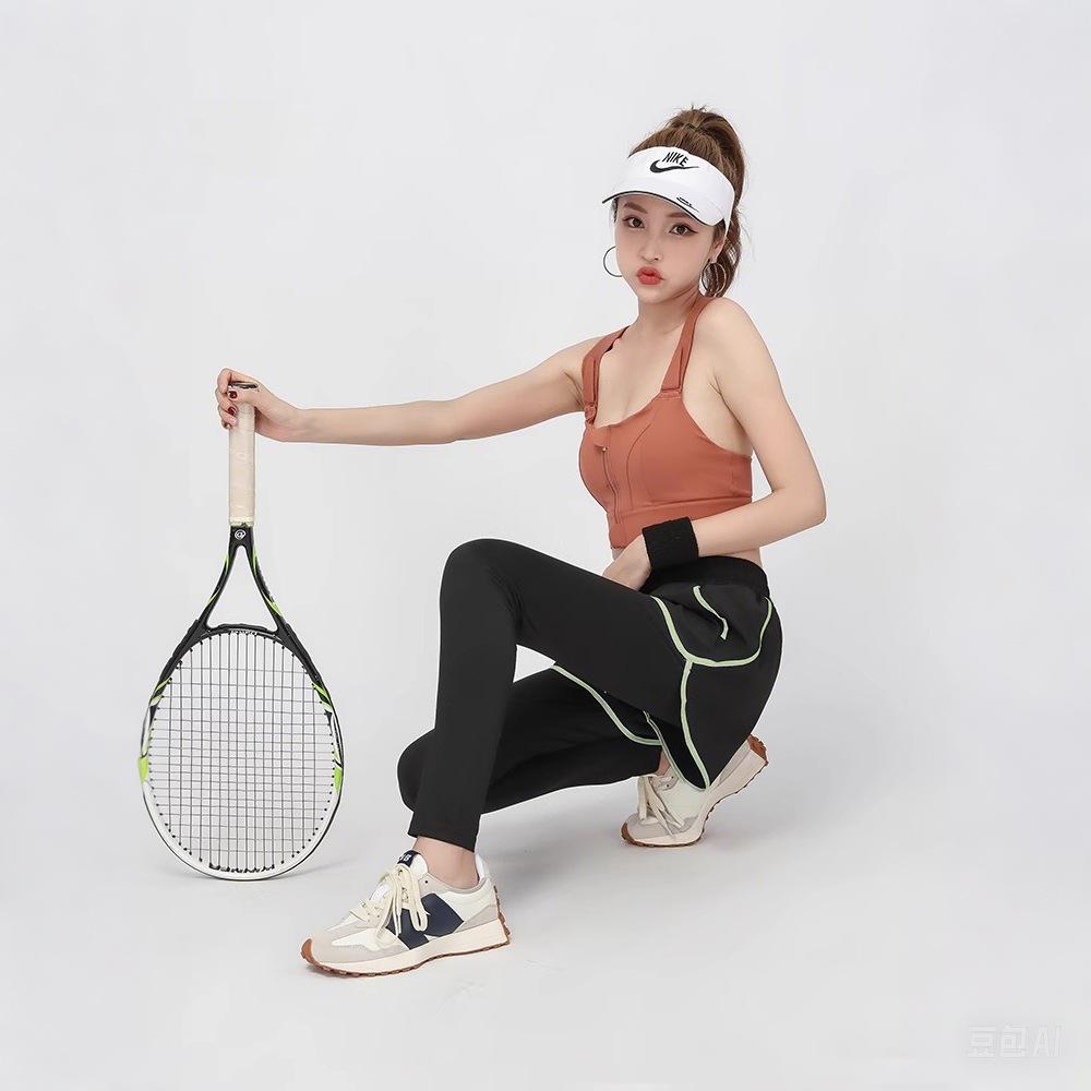 Fake Two-piece Sweatpants for Women Thin Running Gym Quick-drying Long Pants High Waist Tight Yoga Pants Outside