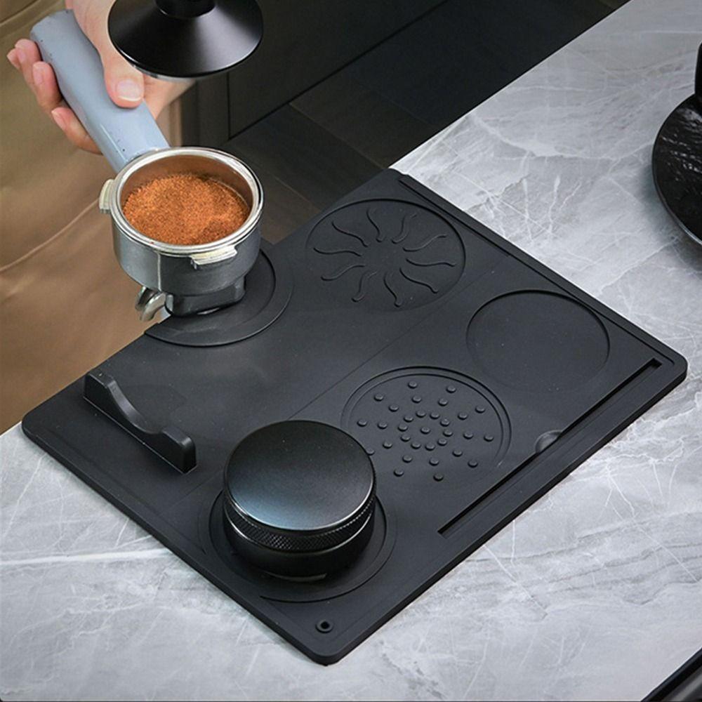 Heat Resistant Silicone Coffee Mat Non-Slip Coffee Barista Tools  Press Cushion Tool