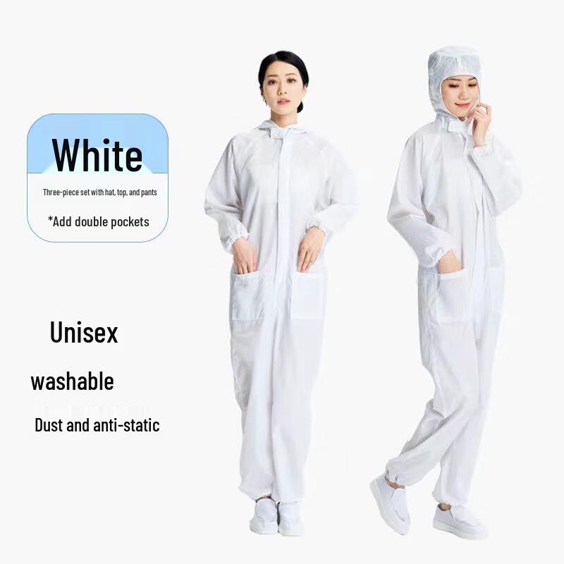 LARD-LSP Anti-Static Hooded Cleanroom Coverall 3XL