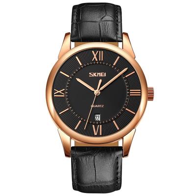Hand Leather High School Black Watch for Men Men's Watch, Simple, Stylish, Watch, Men's Watch, Classic, Black, Strap, Waterproof, Brand, Business,
