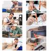 Linnuim Precision Screwdriver Electric Screwdriver 38 Bits Fast for Repairing with Storage Set, 46-in-1 Set, Forward/Reverse Switching, Type-C
