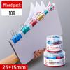 Multifunctional Dovetail File Organizer Clips - Colorful, Large, Medium, Small (15-Pack)