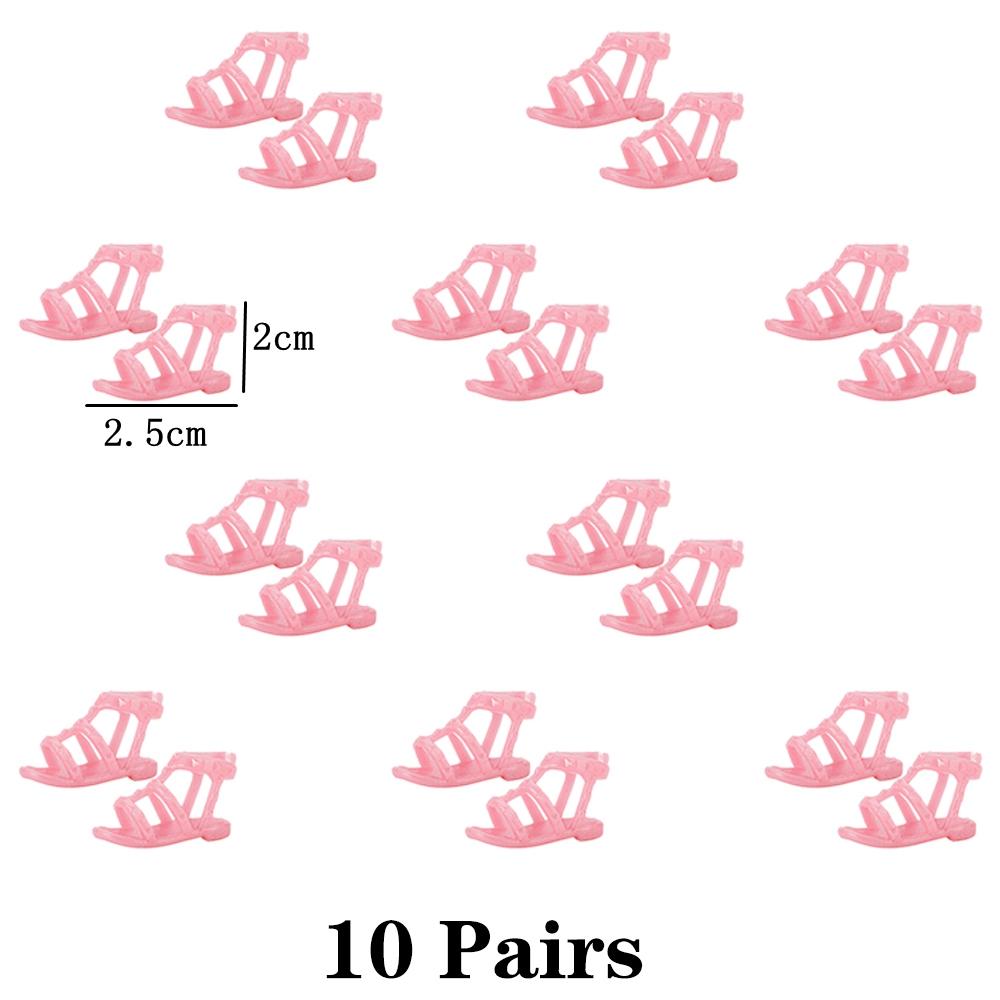10 Pairs Fashion Doll Shoes 29CM Doll Sneakers Sports Shoes 11.5 Inch Doll Boots 1/6 Dolls Accessories 1/6 Doll DIY Toys GiftJJ