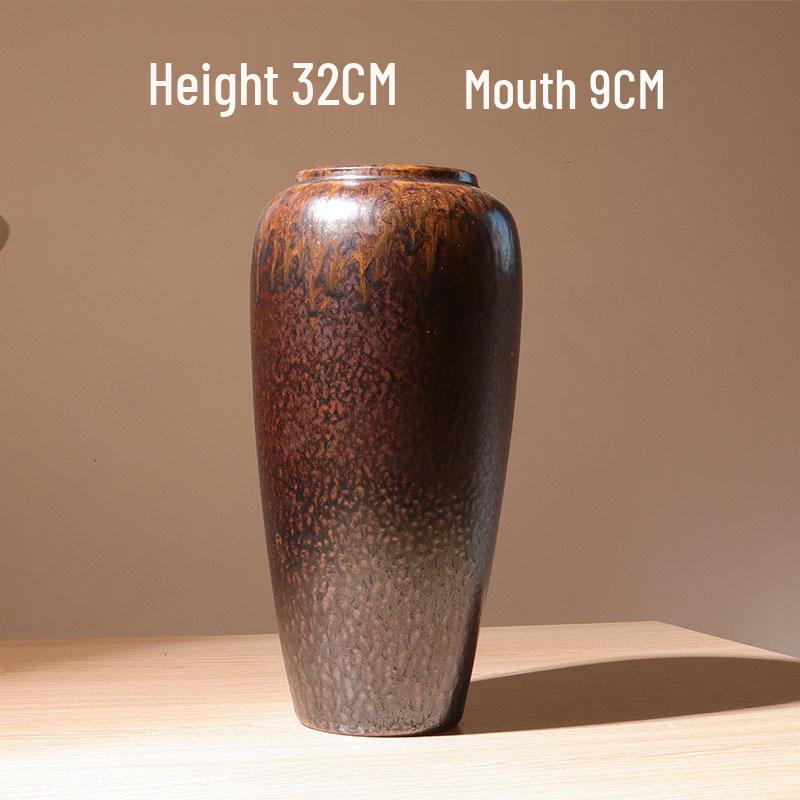 Nowoczesny Minimalistyczny Ceramiczny Wazon na Kwiaty - Styl Malarski Olejny Ornament Dekoracji Domu