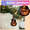 Guitar Ornament, Handmade 2D Acrylic Guitar Decoration, Holiday Gift For Music Enthusiasts