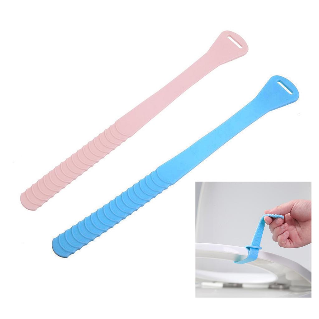 Universal Toilet Bowl for Seat Silicone Raise Lifter Avoid Touching Toilet for Seat Pad Handle Clean & Convenient Non-st