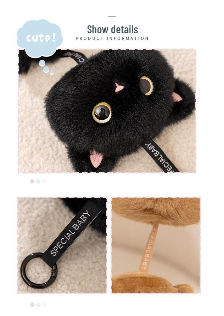 Cute Baby Animal Plush Toy Figure – Child's Pendant Ornament