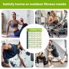 Tabela Ćwiczeń Zestaw Taśm Opór Planer Akcesoria Fitness Plakaty Treningowe Do Domowej Siłowni Do Budowania Mięśni Rozciąganie Joga