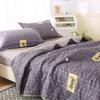 New Skin Friendly Quilted Summer Quilt and Pillowcase or Single Quilts Soft Breathable Washable Thin Comforter Double Blanket
