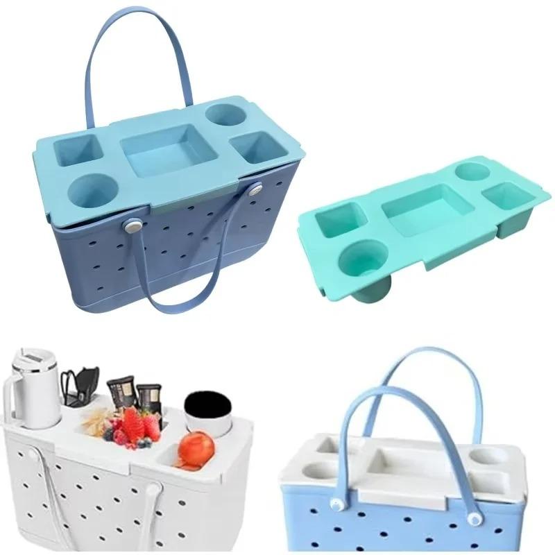 Top Cup Holder Tray Accessories for Bogg Bag X-Large Waterproof EVA & Phone Holder Fit for Stanley Cup - Organizer for Bogg Bag