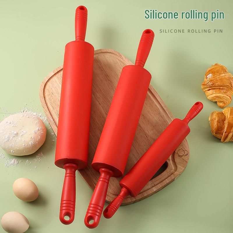Non-stick Silicone Rolling Pin Set: Large & Small Rollers for Home Baking