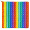 Rainbow Silicone Pop-It Mouse Bubble Toy for Kids - Fun Decompression Pendant