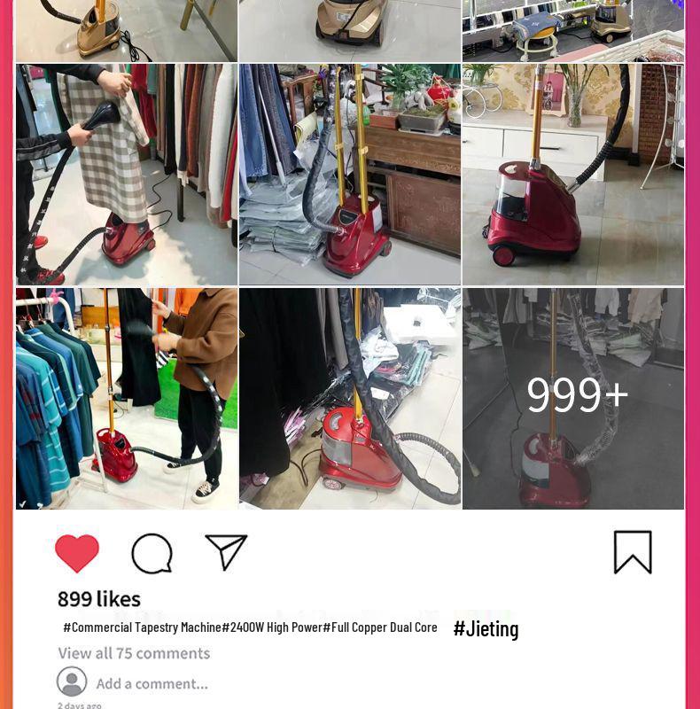 Jieting High-Power Vertical Garment Steamer for Home and Store Use