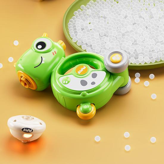 Lançamento de brinquedo giroscópio com lançador desenho animado dinossauro carro giroscópio disco voador giratório relógio