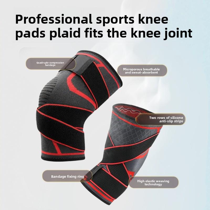 Sports Knee Brace, Deep Squat, Weightlifting, Mountain Climbing, Bandage Knee Brace, Fitness Gear, Weightlifting Knee Support, Pressure Bandage