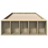 Bed Frame Sonoma Oak 75 x 190 cm Particleboard