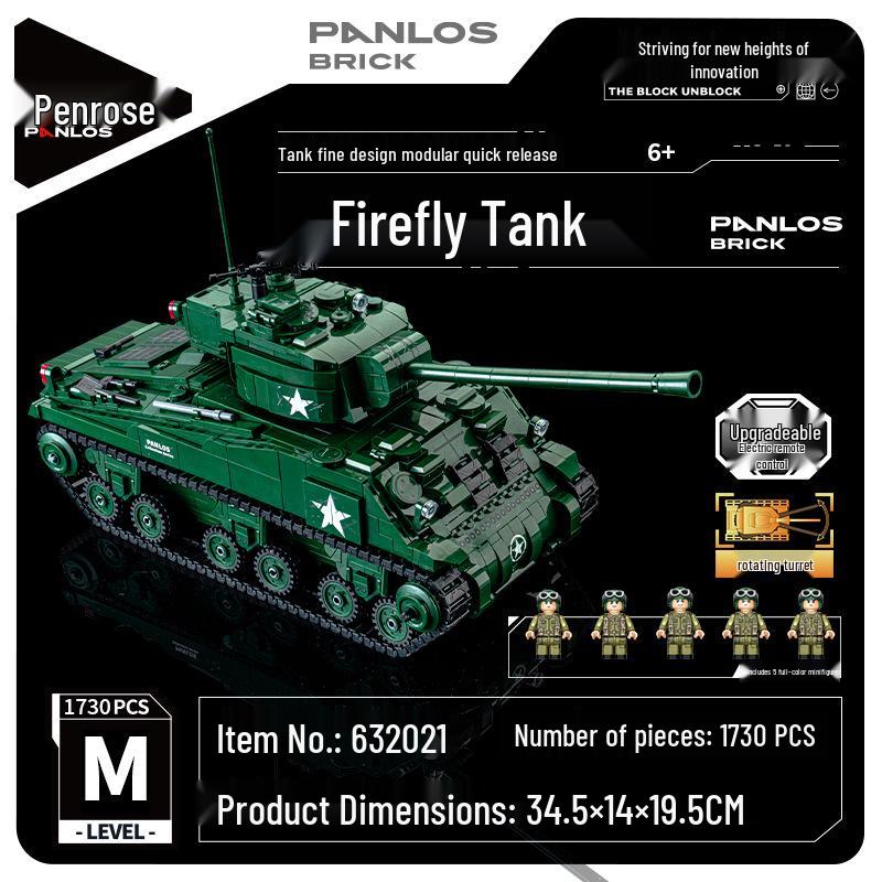 Panlos 632021 Firefly Tank Toy - Military Series for Kids