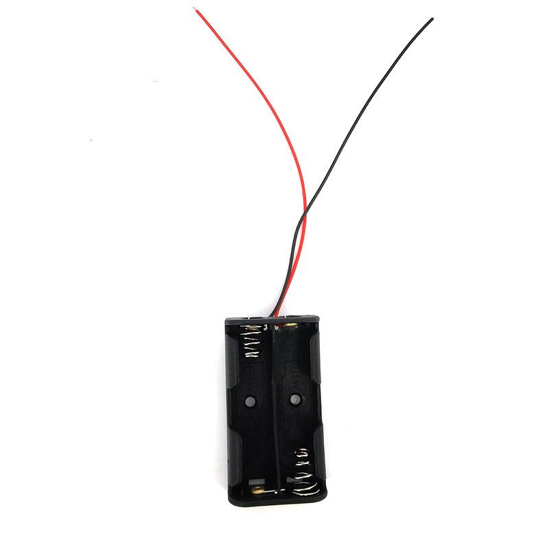 5pcs 1 2 3 4 Slots Ports AA 2AA 3AA 4AA 1.5v 3v 4.5v 6v Size Power Battery Storage Case Box Holder 3Xaa 2xaa Aa With Leads