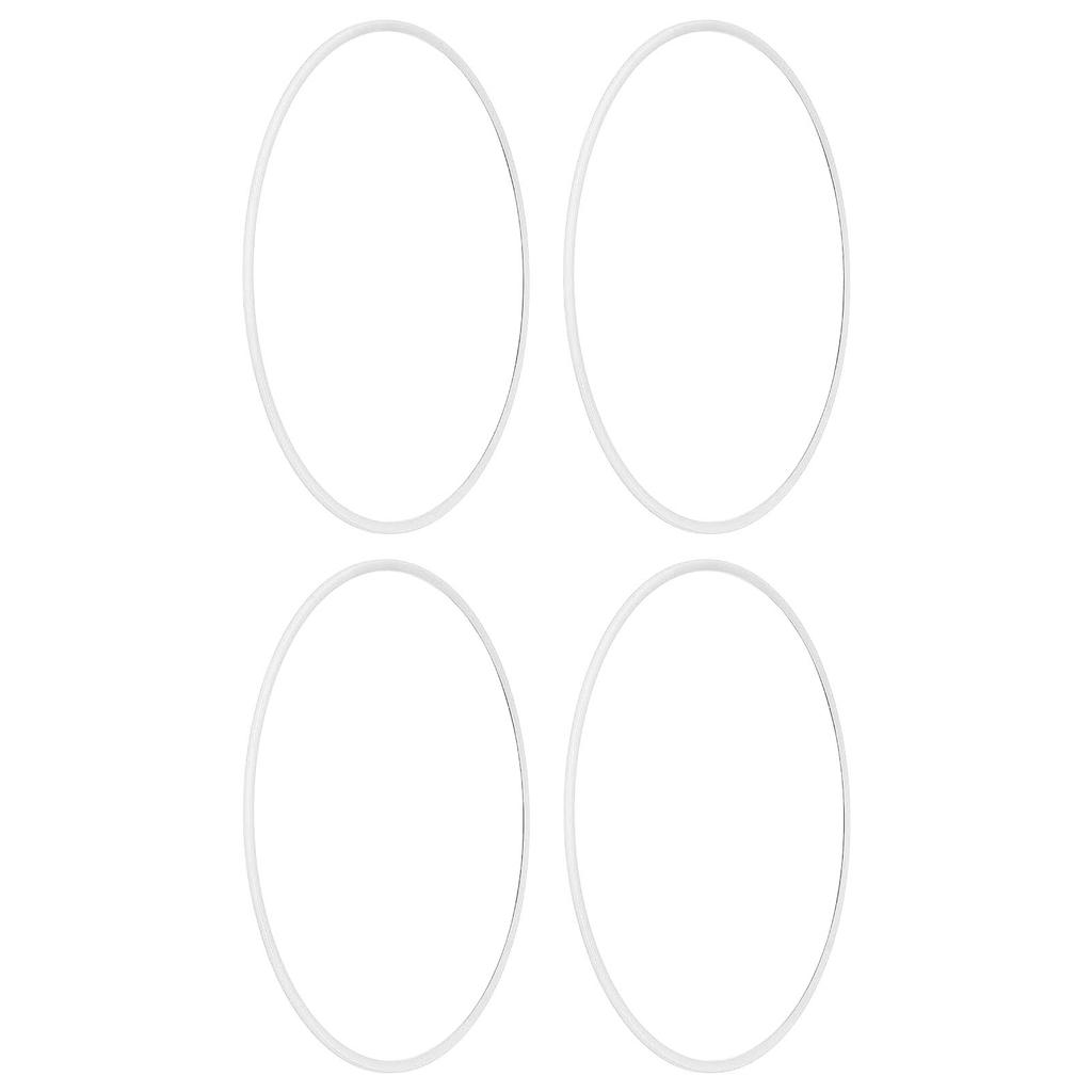 4PCS 20 Inch Wheel Rim Protector ABS Scratch Proof Self Adhesive Wheel Rim Protection Guard Universal for Cars White