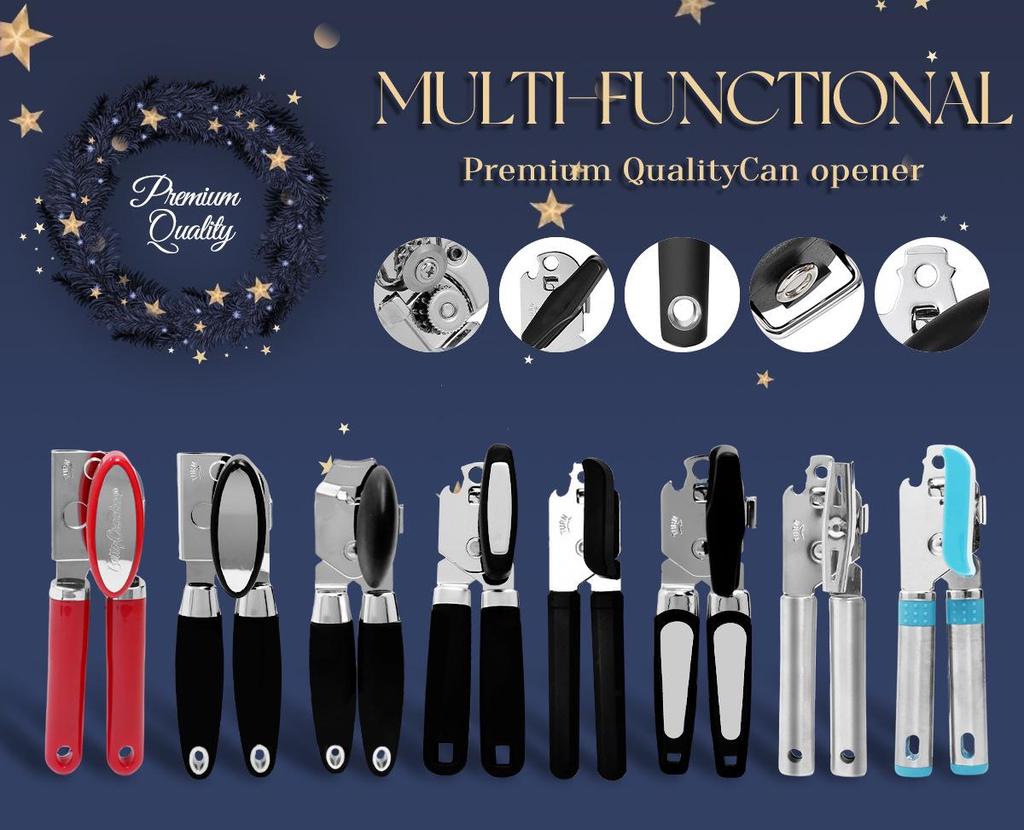 Spot Stainless Steel Manual Can & Beer Opener - Multifunctional Kitchen Gadget