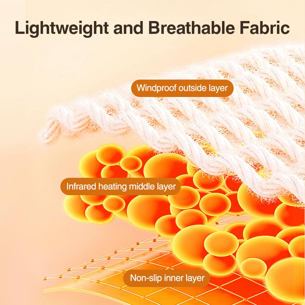 Electric Heating Knee Wrap with 5 Modes Muscle Relaxation Hot Compress Joint Protection Vibration Device for Leg Massage