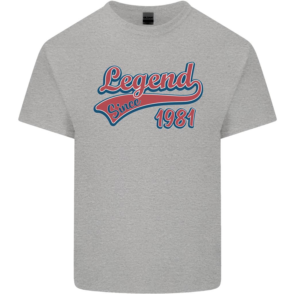 Legend Since 45th Birthday 1981 Unisexs Light Cotton TShirt
