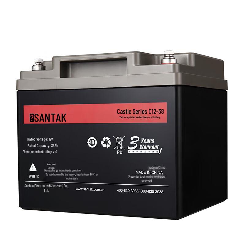 SANTAK Castle Series 12V 38Ah UPS Lead-Acid Battery