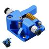 3D Printer Extruder for Ender 3 Dual Gear Filament Bowden Extruder, Aluminum Drive Feeder Upgrade Kit,Compatible with Creality Cr-10s Cr10s Pro