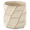 Marui Seito Shigaraki Ware Hechimon Rock Cup, 250ml Capacity, Greige, MR-3-4348