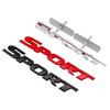 3D Metal Sport Letter Front Grille Car Emblem Badge Decal Sticker For Jeep Toyota Highlander Corolla Rav4 Yaris Car Accessories