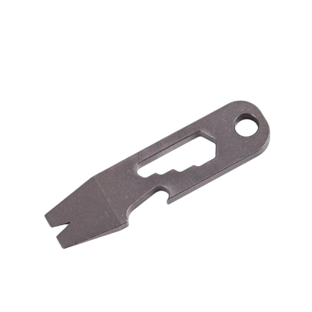Multi Functional Small Tool Pry Bar Bottle Opener EDC Personalized Titanium Alloy Accessory Hanging