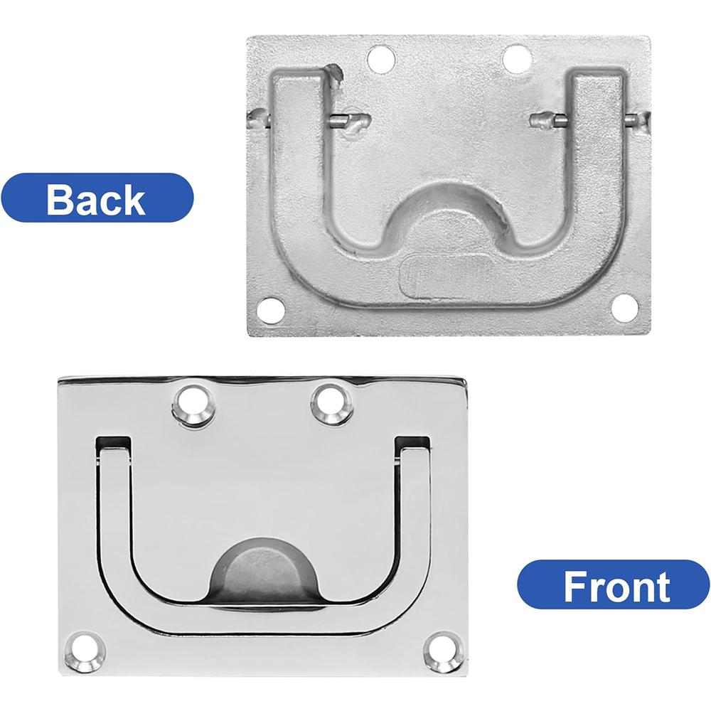 Flush Lift Boat Ring Hatches Handles with Screws