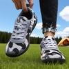 Zero Drop Wide Barefoot Shoes for Men Outdoor  Breathable  Large Running Sneakers Trendy  Mesh Casual Walking Shoes Hot Selling