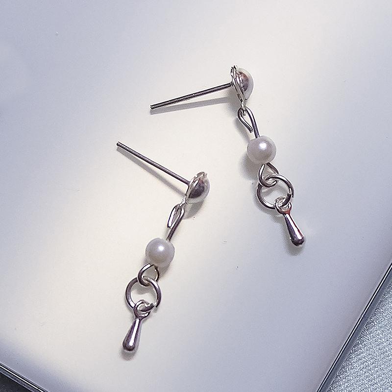 DIY Decoration Antique Doll Earrings Accessories For 30cm/60cm Doll Ear Studs Earrings Pearl Necklace Toys