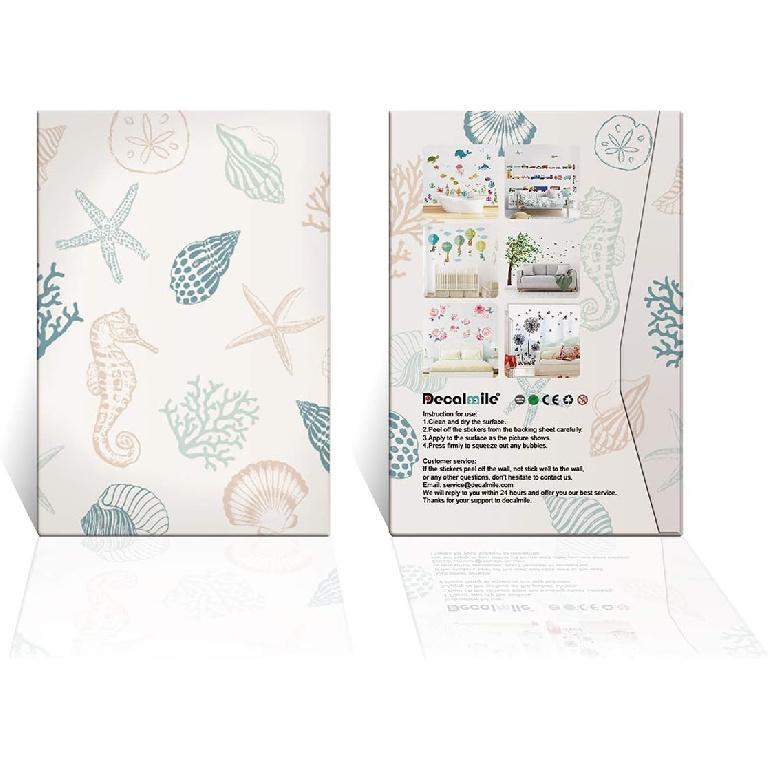 decalmile Woodland Animal Tree Wall Decals Bear Fox Deer Wall Stickers Kids Baby Nursery Bedroom Playroom Wall Decor