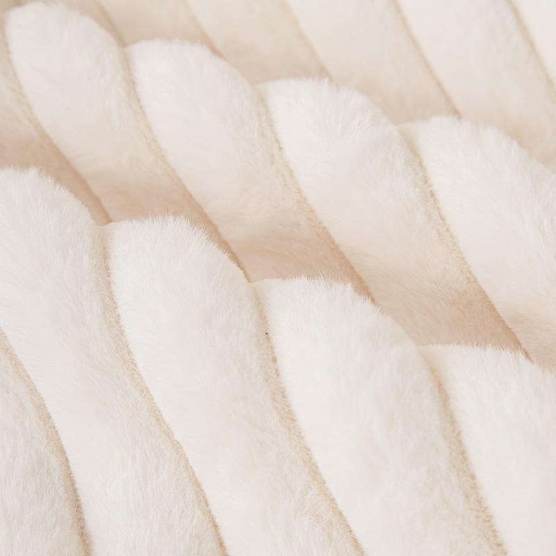 Solid Color Plush Sofa Cushion  New Simple Autumn And Winter Thickened Non-Slip And Anti-Cat Scratch Seat Cushion Sofa Cover Cover Cloth