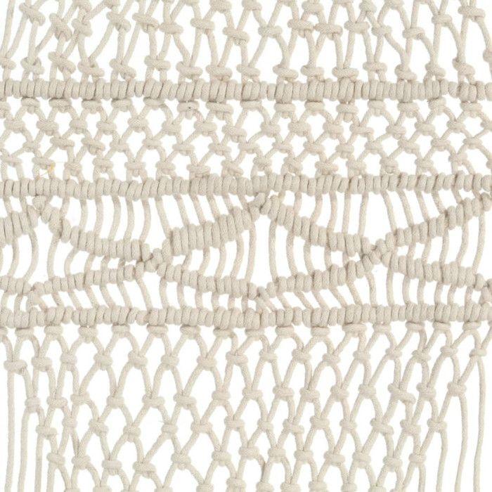 VidaXL Macramé Curtain 140x240 Cm Cotton