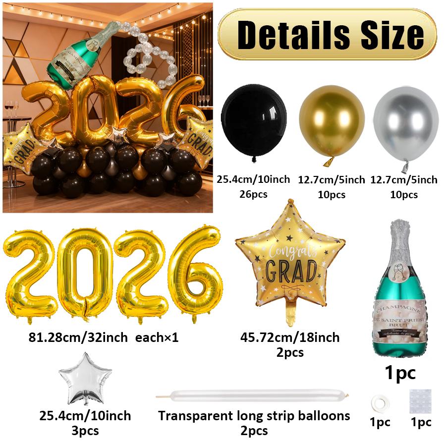 

2026 Graduation Season Party Decoration Balloon Beer Shaped Balloon Graduation Season Party Decoration Balloon Other