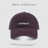 Stylish simple letter embroidery baseball cap street personality sunshade sun protection cap