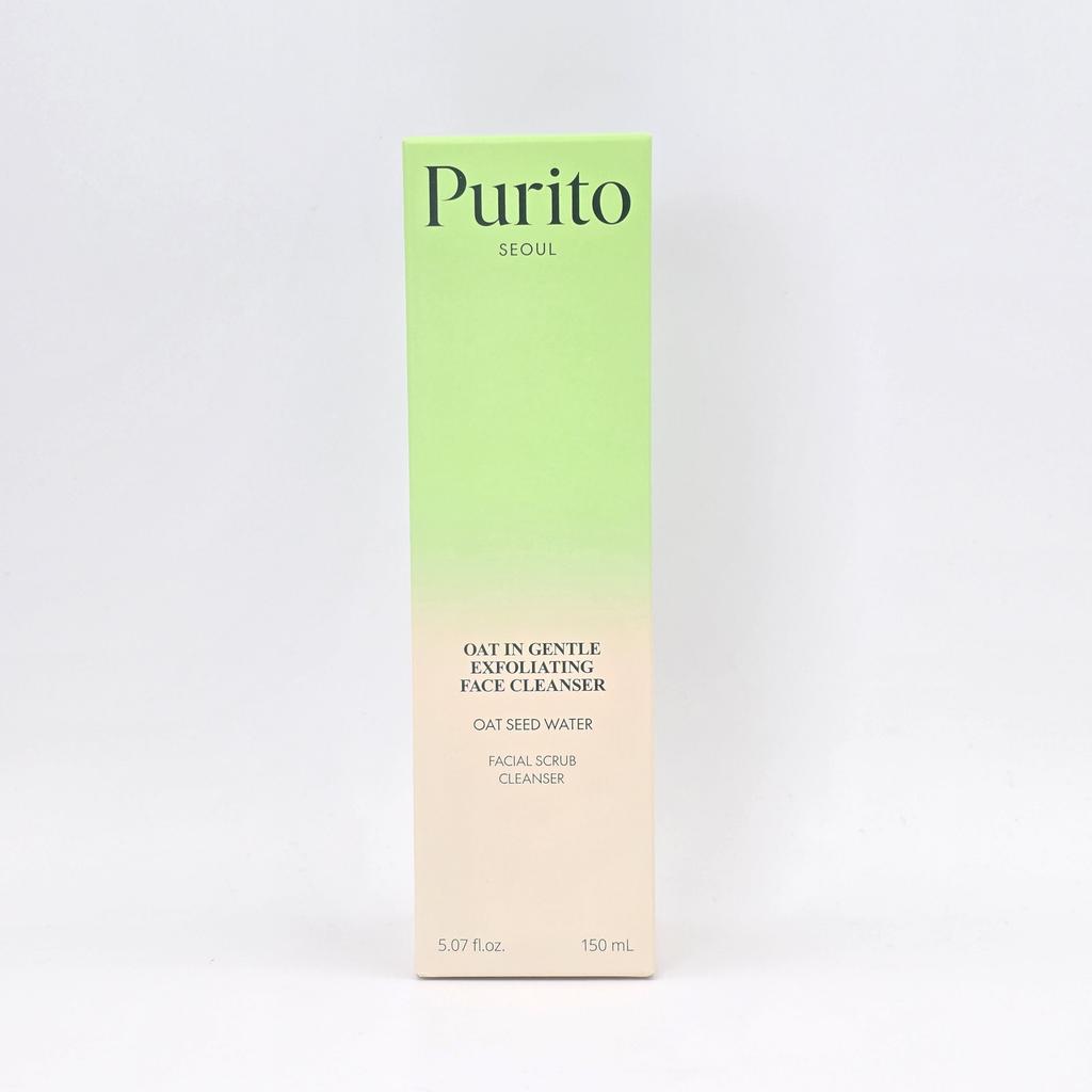 Purito Nettoyant Visage Exfoliant Doux à l'Avoine 150ml / Nourrissant, Hydratant, Cosmétiques Coréens, Kbeauty