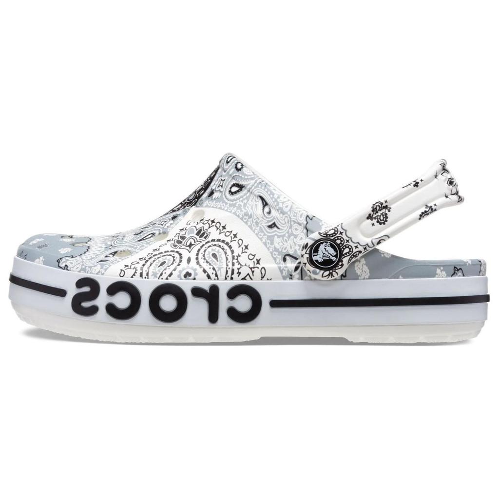 Crocs Eva Bayaka Laban Printed Clogs Casual Comfortable Beach Shoes Unisex Clogs Blue 206233-0ZX