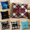 Spiral Pattern Design Charriol Pillow Case Comfort Sofa Bed Silky elegant Invisible zipper Decorative cushion cover