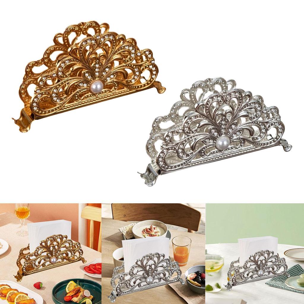 Napkin Holder Napkin Dispenser Home Decor Metal Tissue Storage Desktop Paper