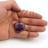 Hand-Wound Woven Tiger Stone Heart-Shaped Love Rough Stone Natural Crystal Stone Necklace N549
