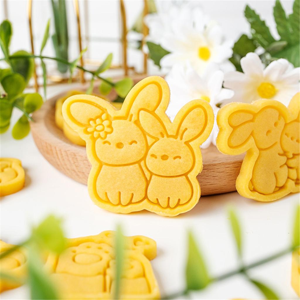 Cartoon Animal Cookie Cutters Set Food Grade Silicone Baking Mold for Funny Kids Treats Biscuits Mould Kitchenwares