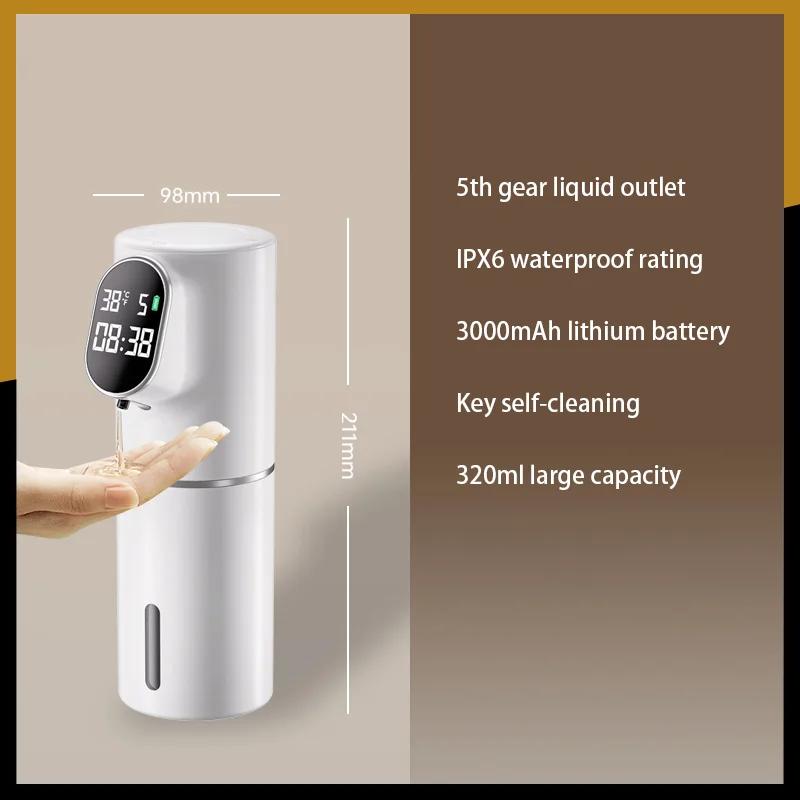 

Индукционный интеллектуальный электрический дозатор пены для моющего средства настенный перезаряжаемый дозатор мыла автоматический дозатор мыла для ванной комнаты