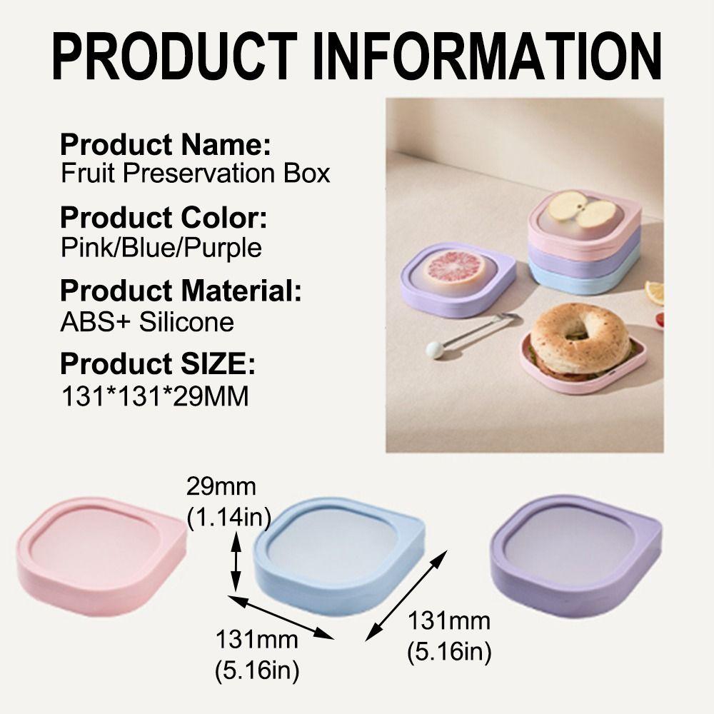 Keep Fresh Food Storage Box Sealed Vegetable Storage Container  Lemon Halved Storage